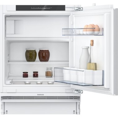 Constructa CK202VFD0, undercounter refrigerator with freezer compartment, 82 x 60 cm, flat hinge