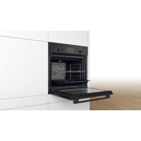 Bosch HBF133BA1, Series 2, built-in oven, 60 x 60 cm, black