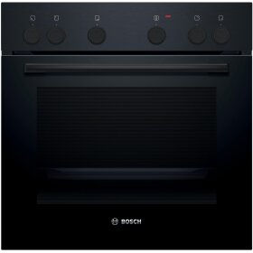 Bosch HEF010BA1, Serie 2, Einbau-Herd, 60 x 60 cm, Schwarz