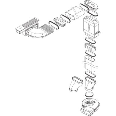 BORA CKASE2 Classic 2.0 Set Kochfeldabzugssystem