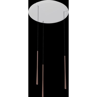 BORA LSZRG Stars pendant light 3-fold circular - rose gold