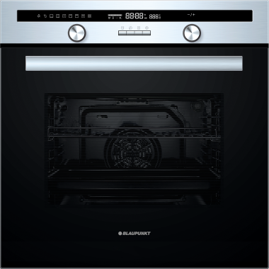 Blaupunkt 5B36P0250 Einbau-Backofen 70 L, Pyrolyse, 8...