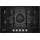 Blaupunkt 5Gb72290 Gas Hob 75 Cm, 5 Burners, Wok Burner, 11.1 Kw, Black Glass, Eg1343