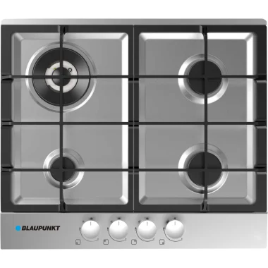 Blaupunkt 5Gb61150 Gas Hob 60 Cm, 4 Burners, 8.1 Kw, Stainless Steel, Eg1340