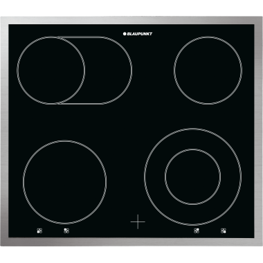 Blaupunkt 5EG64350 Glaskeramik-Kochfeld herdgebunden 60 cm, 4 Zonen, 6,8 kW, EG013010