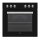 Htech Hth34220 Eg081300, Built-In Stove, 65 L, 5 Heating Types, Black, A