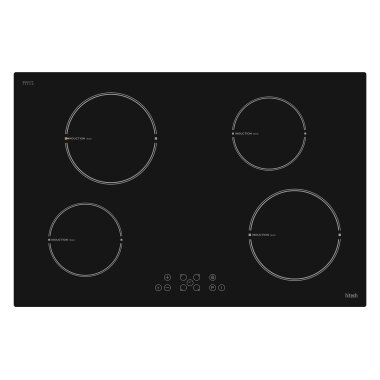 htech HTK66740 EG8380 Induktionskochfeld autark 78 cm 4...