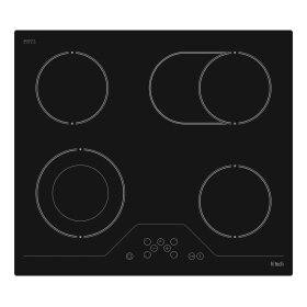 htech HTK65660 EG8352 Glaskeramik-Kochfeld autark 60 cm 4...