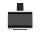 htech HTD57313 EG8808, Wandesse, 60 cm Kopffrei-Design, 600 m³/h, Edelstahl/Glas