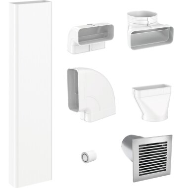 Miele DFKS-A-1 Flachkanal-Set Abluft für KMDA 7476 /...