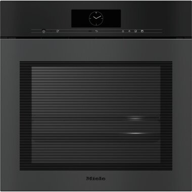 Miele DGC 7865 HCX Pro Griffloser Dampfbackofen mit Frisch- und Abwasseranschluss 12305590, Obsidianschwarz matt