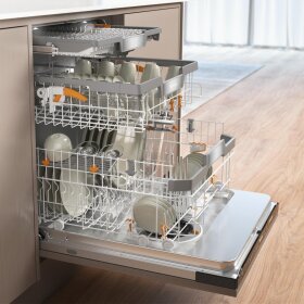 Miele G 7783 SCVi AutoDos K2O FF Vollintegrierter Geschirrspüler 12338590, Obsidianschwarz