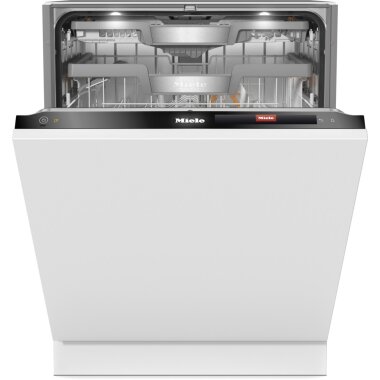 Miele G 7980 SCVi AutoDos K2O Vollintegrierter Geschirrspüler 12338780, CleanSteel/Obsidianschwarz