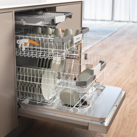 Miele G 7601 SCi AutoDos Integrierter Geschirrspüler 12912160, Edelstahl CleanSteel
