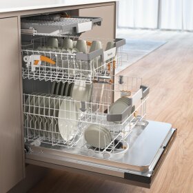 Miele G 7651 SCVi AutoDos Vollintegrierter Geschirrspüler 12912180, Obsidianschwarz