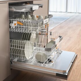 Miele G 7658 SCVi XXL AutoDos Vollintegrierter Geschirrspüler XXL 12912190, Obsidianschwarz