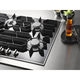 Miele KM 3054-1 Gaskochfeld 10933860, Edelstahl