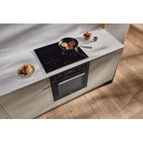 Miele KM 7061 FR Herdgesteuertes Induktionskochfeld 12337590, Edelstahl