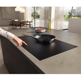 Miele KM 7576 FL MattFinish Herdunabhängiges Induktionskochfeld 12382880, Mattschwarz