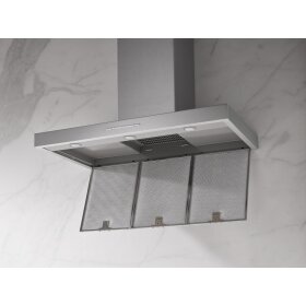 Miele PUR 98 W Wand-Dunstabzugshaube 10351370, Edelstahl