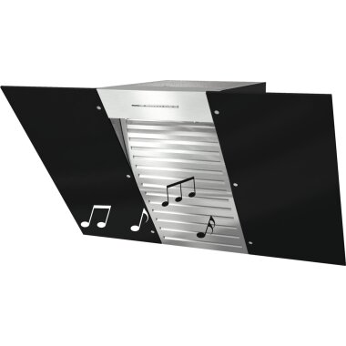 Miele DA 6096 W Black Wing Music Wand-Dunstabzugshaube...