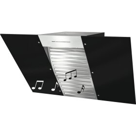 Miele DA 6096 W Black Wing Music Wand-Dunstabzugshaube...