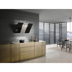Miele DA 6096 W Black Wing Music Wand-Dunstabzugshaube...