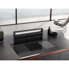 Miele DAD 4941 Black Levantar Downdraft-Dunstabzug 12428820, Obsidianschwarz