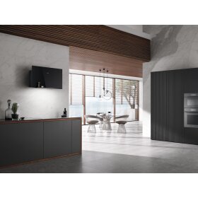 Miele DA 9092 W Screen Wand-Dunstabzugshaube 12506060, Obsidianschwarz