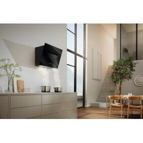 Miele DAH 1650 Active Wand-Dunstabzugshaube 12533860, Obsidianschwarz