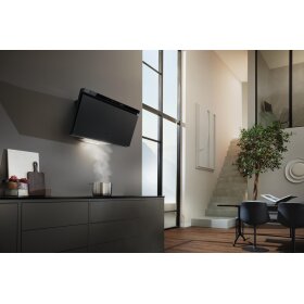 Miele DAH 4980 Sienna Wand-Dunstabzugshaube 12534150, Obsidianschwarz matt