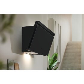 Miele DAH 4980 Sienna Wand-Dunstabzugshaube 12534150, Obsidianschwarz matt