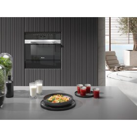 Miele M 7244 TC Einbau-Mikrowellengerät 11103670, Edelstahl/CleanSteel