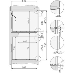 Miele H 7440 BMX Griffloser Kompakt-Backofen mit Mikrowelle 11104400, Obsidianschwarz