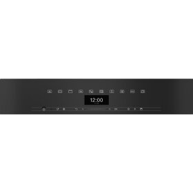 Miele H 7440 BMX Griffloser Kompakt-Backofen mit Mikrowelle 12305070, Obsidianschwarz matt