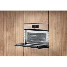 Miele H 7840 BMX Griffloser Kompakt-Backofen mit Mikrowelle 12548980, Pearlbeige