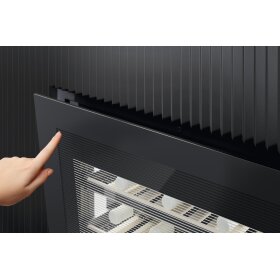 Miele KWT 7112 iG Einbau-Weintemperierschrank 45cm Nischenhöhe 12204800, Obsidianschwarz matt