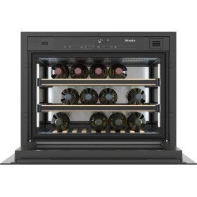 Miele KWT 7112 iG Einbau-Weintemperierschrank 45cm Nischenhöhe 12204800, Obsidianschwarz matt