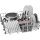 Bosch SMI4HTS14E, Serie 4, Teilintegrierter Geschirrspüler, 60 cm, Gebürsteter Stahl