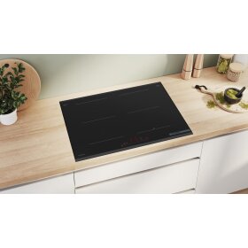 Bosch PVQ795HC1E, Serie 6, Induktionskochfeld, 70 cm, Mit Rahmen aufliegend