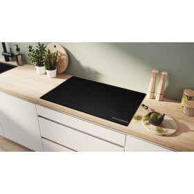 Bosch PVW89BHC1E, Serie 6, Induktionskochfeld, 80 cm, Mattschwarz, Mit Rahmen aufliegend