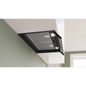 Bosch DBB65CC65, Serie 4, Integrierte Designhaube, 60 cm, Klarglas, Mattschwarz