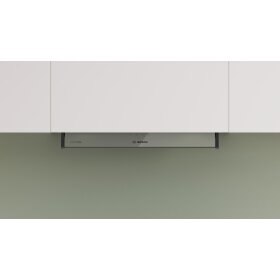 Bosch DBB65CC65, Serie 4, Integrierte Designhaube, 60 cm, Klarglas, Mattschwarz