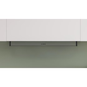 Bosch DBB85CC60, Serie 4, Integrierte Designhaube, 80 cm, Klarglas, Mattschwarz
