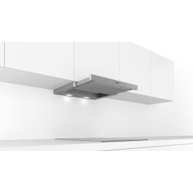 Bosch DFL063W57, Serie 2, Flachschirmhaube, 60 cm, Silber, metallisch