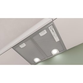 Bosch DHL555BM, Serie 4, Lüfterbaustein, 53 cm, Silber, metallisch