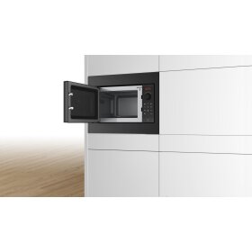 Bosch BFL523MB4, Serie 2, Einbau-Mikrowelle, Schwarz