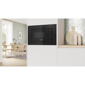 Bosch BFL623MB4, Serie 2, Einbau-Mikrowelle, Schwarz