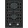 Bosch PRB3A6I40, Serie 8, Domino-Kochfeld, Gas, 30 cm, Glaskeramik, Schwarz