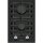 Bosch PRB3A6I40, Serie 8, Domino-Kochfeld, Gas, 30 cm, Glaskeramik, Schwarz